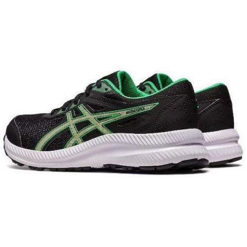 ASICS CONTEND 8 GS ΜΑΥΡΟ/ΠΡΑΣΙΝΟ ASICS CONTEND 8 GS ΜΑΥΡΟ/ΠΡΑΣΙΝΟ