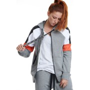 BODYTALK ''BITCHIN'' ZIP SWEATER ΓΚΡΙ BODYTALK ''BITCHIN'' ZIP SWEATER ΓΚΡΙ