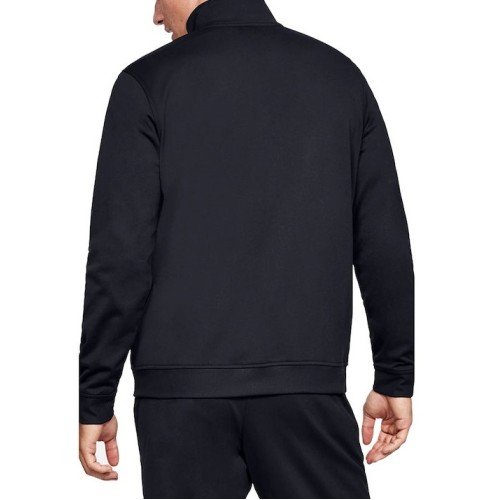 UNDER ARMOUR SPORTSTYLE TRICOT JACKET  ΜΑΥΡΟ