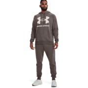 UNDER ARMOUR RIVAL FLEECE LOGO HOODIE ΧΑΚΙ UNDER ARMOUR RIVAL FLEECE LOGO HOODIE ΧΑΚΙ