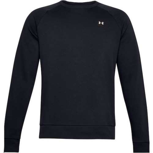 UNDER ARMOUR RIVAL FLEECE CREW ΜΑΥΡΟ
