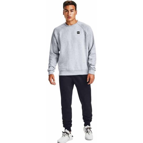 UNDER ARMOUR RIVAL FLEECE CREW ΓΚΡΙ