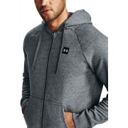 UNDER ARMOUR RIVAL FLEECE FZ HOODIE ΓΚΡΙ UNDER ARMOUR RIVAL FLEECE FZ HOODIE ΓΚΡΙ
