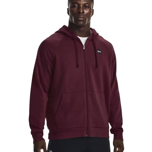 UNDER ARMOUR RIVAL FLEECE FZ HOODIE  ΜΠΟΡΤΝΩ