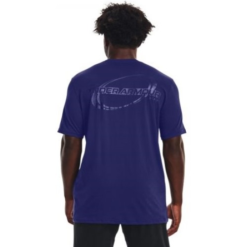 UNDER ARMOUR MENS TSHIRT ΜΠΛΕ/ΓΑΛΑΖΙΟ