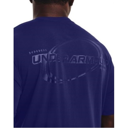 UNDER ARMOUR MENS TSHIRT ΜΠΛΕ/ΓΑΛΑΖΙΟ UNDER ARMOUR MENS TSHIRT ΜΠΛΕ/ΓΑΛΑΖΙΟ