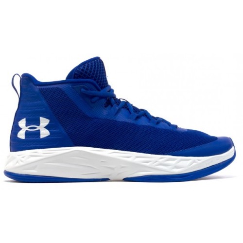 UNDER ARMOUR JET MID ΑΣΠΡΟ/ΜΠΛΕ