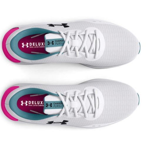 UNDER ARMOUR UA W CHARGED PURSUIT 3 TECH ΛΕΥΚΟ UNDER ARMOUR UA W CHARGED PURSUIT 3 TECH ΛΕΥΚΟ