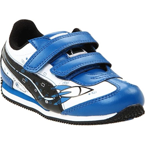 PUMA SPEEDER BOYS LIGHT UP KIDS ΑΣΠΡΟ/ΜΠΛΕ