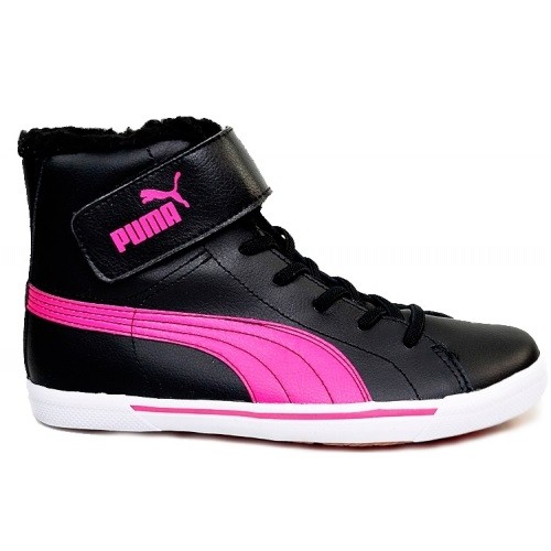 PUMA BENECIO MID WINTER KIDS ΜΑΥΡΟ