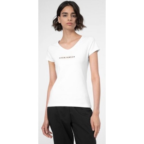 4F W TSHIRT WHITE  ΛΕΥΚΟ