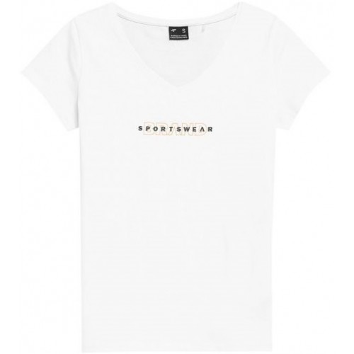 4F W TSHIRT WHITE  ΛΕΥΚΟ