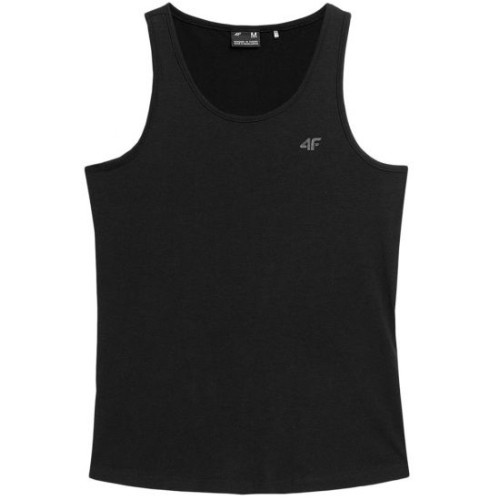 4F W  TSHIRT DEEP BLACK ΜΑΥΡΟ