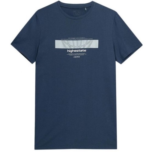 4F MEN T-SHIRT  ΜΠΛΕ