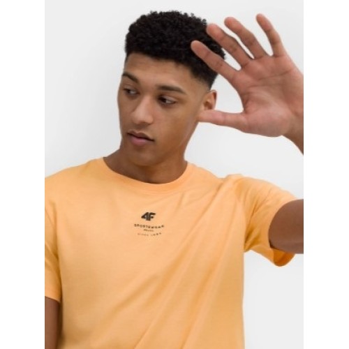 4F M TSHIRT ALMON CORAL  ΠΟΡΤΟΚΑΛΙ