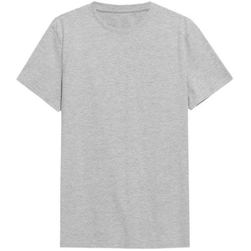 4F M TSHIRT COLD LIGHT GREY  ΓΚΡΙ