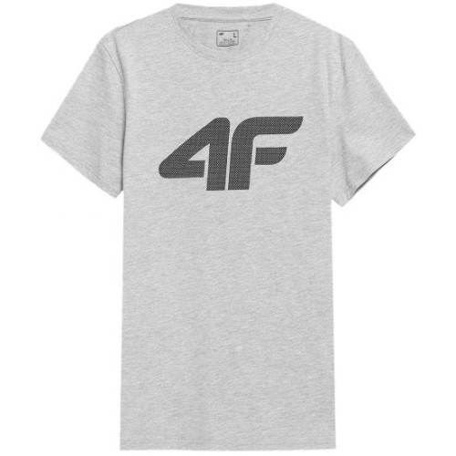 4F M TSHIRT COLD LIGHT GREY ΓΚΡΙ