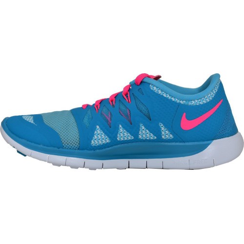 NIKE FREE 5.0 ΜΠΛΕ/ΦΟΥΞΙΑ