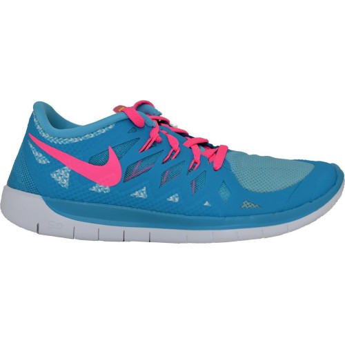 NIKE FREE 5.0 ΜΠΛΕ/ΦΟΥΞΙΑ