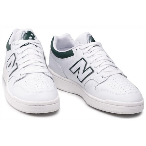 NEW BALANCE 480 ΑΣΠΡΟ/ΠΡΑΣΙΝΟ