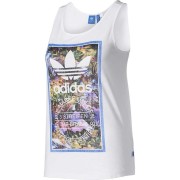 ADIDAS TONGUE L TANK ΛΕΥΚΟ ADIDAS TONGUE L TANK ΛΕΥΚΟ