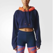 ADIDAS ICON HOODIE ΜΠΛΕ/ΠΟΡΤΟΚΑΛΙ ADIDAS ICON HOODIE ΜΠΛΕ/ΠΟΡΤΟΚΑΛΙ