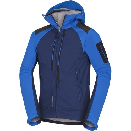 NORTHFINDER BARRETT MEN`S OUTDOOR SOFTSHELL JACKET BLACK ΜΠΛΕ