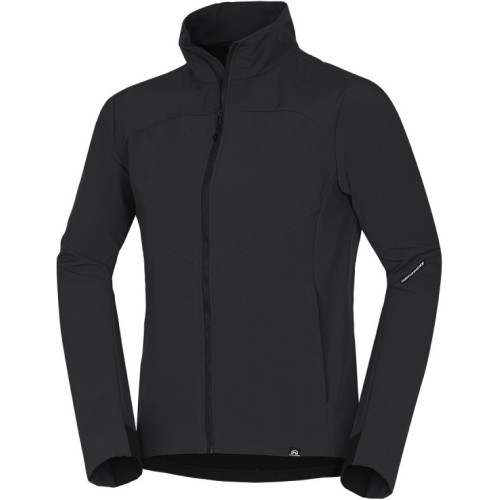 NORTHFINDER HYKER MEN`S SOFTSHELL JACKET BLACK ΜΑΥΡΟ