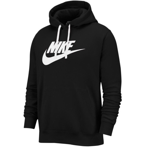 NIKE SPORTSWEAR CLUB HOODIE PO  ΜΑΥΡΟ
