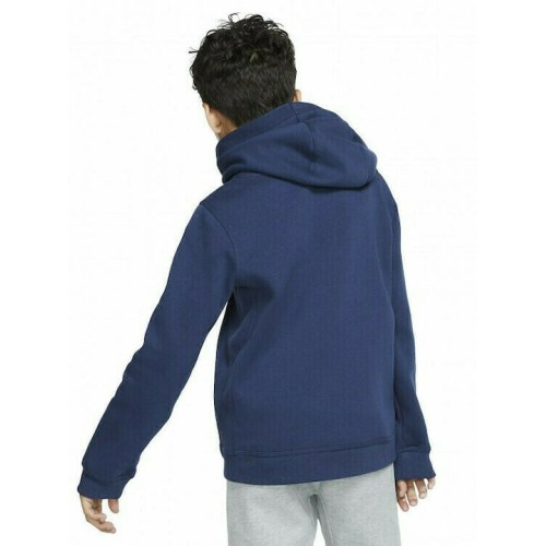 NIKE SPORTSWEAR CLUB BIG KIDS PULLOVER HOODIE ΜΠΛΕ