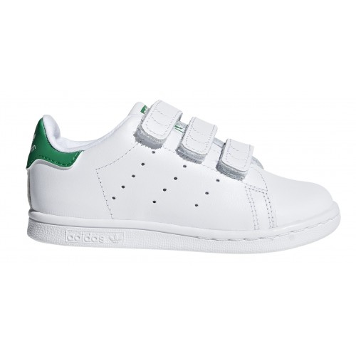 ADIDAS STAN SMITH CF I ΑΣΠΡΟ/ΠΡΑΣΙΝΟ