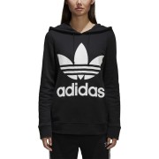 ADIDAS TREFOIL HOODIE ΜΑΥΡΟ ADIDAS TREFOIL HOODIE ΜΑΥΡΟ