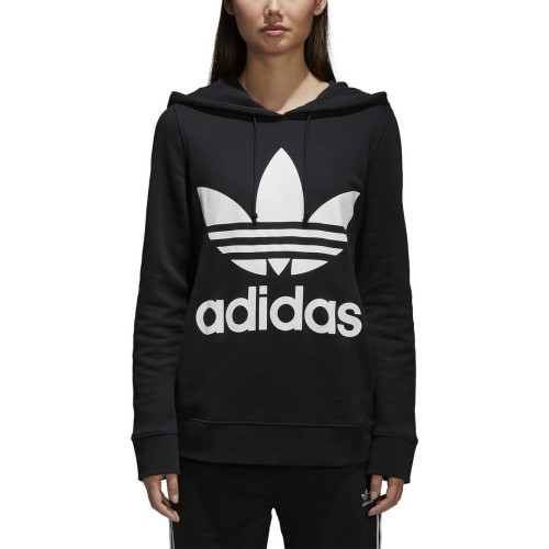 ADIDAS TREFOIL HOODIE ΜΑΥΡΟ