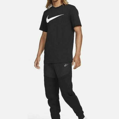 NIKE MENS T-SHIRT BLACK ΜΑΥΡΟ