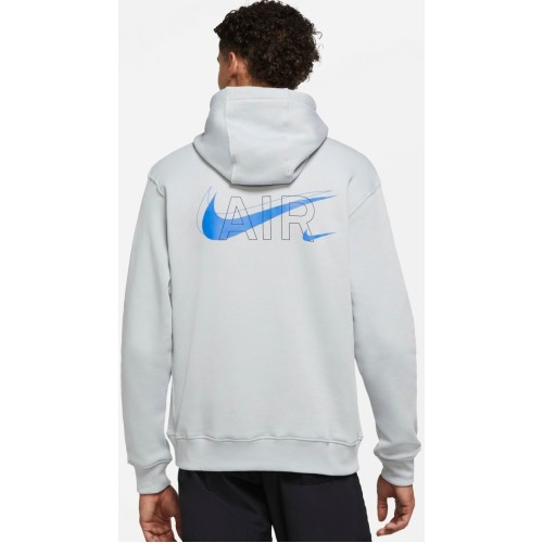 NIKE M NSW HOODIE PO AIR PRNT LT SMOKE ΓΚΡΙ