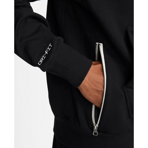 NIKE DRI-FIT STANDARD ISSUE FZ HOODIE ΜΑΥΡΟ