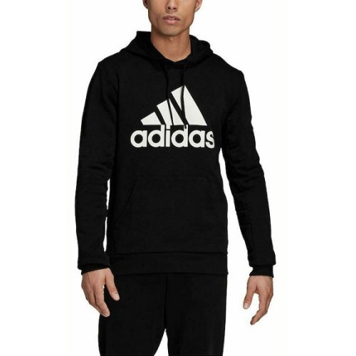 ADIDAS BADGE OF SPORT FRENCH TERRY HOODIE ΜΑΥΡΟ