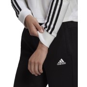 ADIDAS W 3-STRIPES CROPPED HOODIE ΑΣΠΡΟ/ΜΑΥΡΟ ADIDAS W 3-STRIPES CROPPED HOODIE ΑΣΠΡΟ/ΜΑΥΡΟ