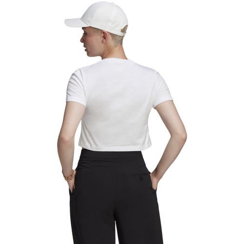 ADIDAS CROP TOP T-SHIRT  ΛΕΥΚΟ