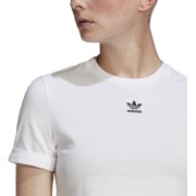 ADIDAS CROP TOP T-SHIRT ΛΕΥΚΟ ADIDAS CROP TOP T-SHIRT ΛΕΥΚΟ