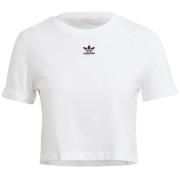 ADIDAS CROP TOP T-SHIRT ΛΕΥΚΟ ADIDAS CROP TOP T-SHIRT ΛΕΥΚΟ
