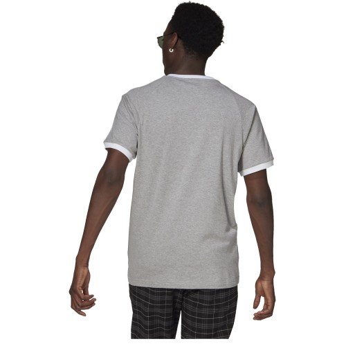 ADIDAS 2-STRIPES TEE  ΑΣΠΡΟ/ΓΚΡΙ