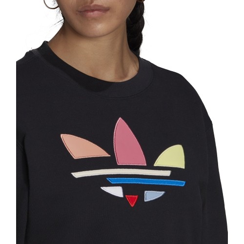 ADIDAS SWEATSHIRT ΜΑΥΡΟ ADIDAS SWEATSHIRT ΜΑΥΡΟ