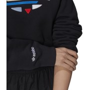 ADIDAS SWEATSHIRT ΜΑΥΡΟ ADIDAS SWEATSHIRT ΜΑΥΡΟ