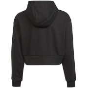 ADIDAS CROPPED HOODIE ΜΑΥΡΟ ADIDAS CROPPED HOODIE ΜΑΥΡΟ