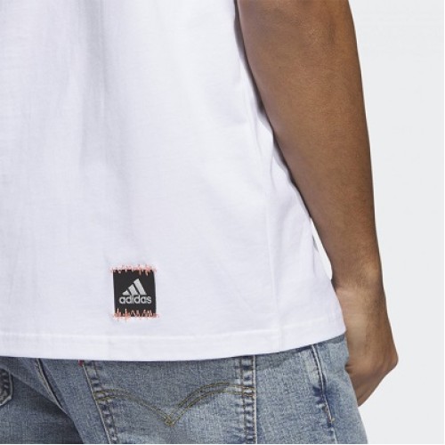 ADIDAS M POWER LOGO T ΑΣΠΡΟ/ΡΟΖ ADIDAS M POWER LOGO T ΑΣΠΡΟ/ΡΟΖ