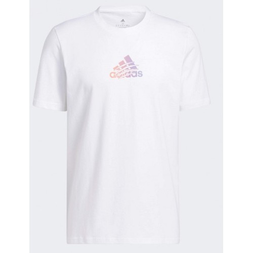 ADIDAS M POWER LOGO T ΑΣΠΡΟ/ΡΟΖ ADIDAS M POWER LOGO T ΑΣΠΡΟ/ΡΟΖ