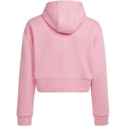 ADIDAS CROPPED HOODIE ΡΟΖ ADIDAS CROPPED HOODIE ΡΟΖ