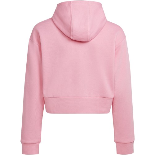 ADIDAS CROPPED HOODIE  ΡΟΖ