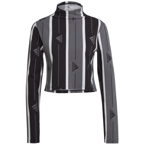 ADIDAS W BLUV Q4 LS T ΜΑΥΡΟ/ΓΚΡΙ ADIDAS W BLUV Q4 LS T ΜΑΥΡΟ/ΓΚΡΙ